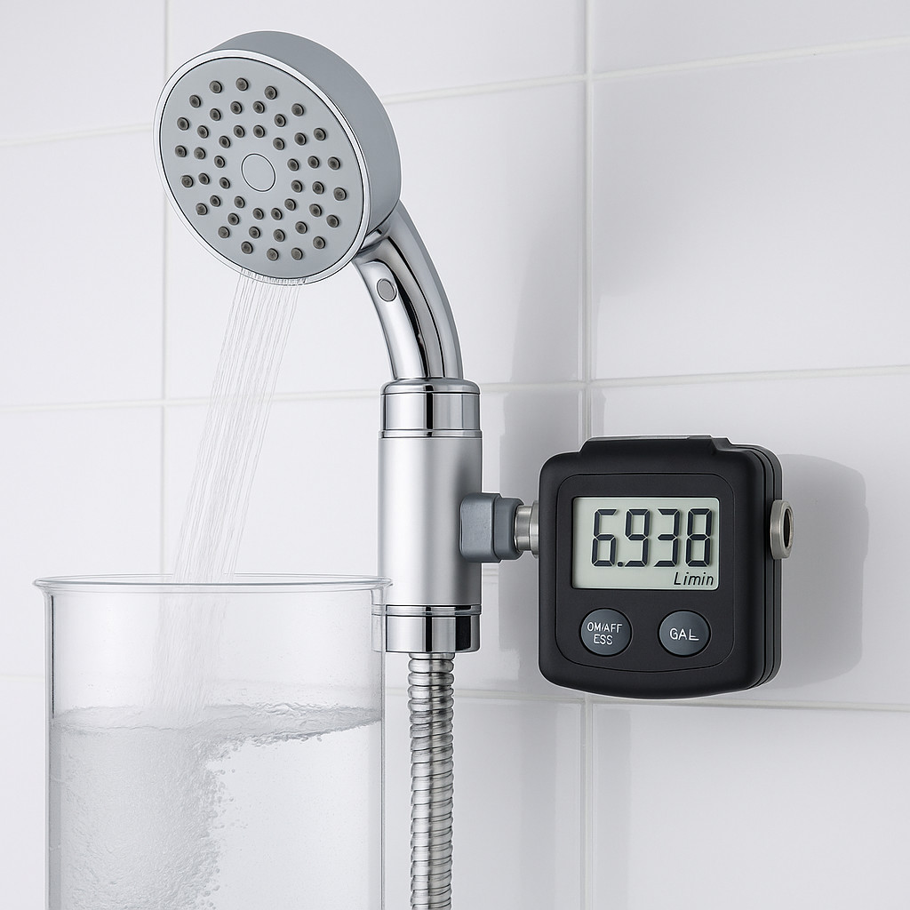 유량 시험 세팅